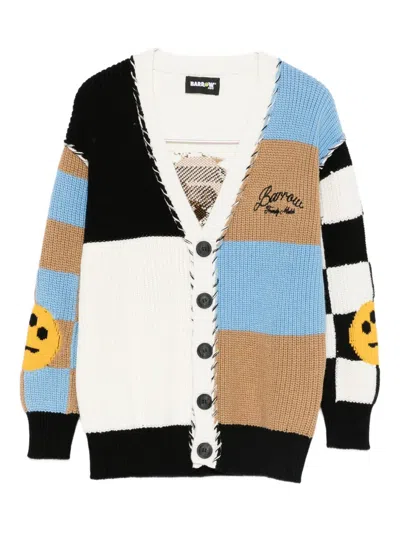 Barrow Patchwork Cardigan In Multi