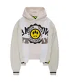 Barrow Patchwork Hoodie In White