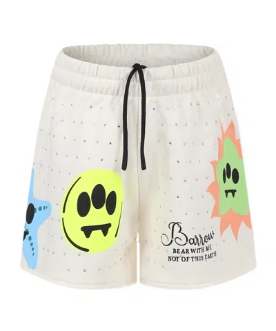 Barrow Pattern Shorts In Ivory