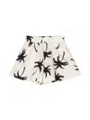 Shop Barrow Patterned Elasticated Shorts In Neutrals