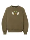 Barrow Pearl-embellished Sweatshirt In Brown