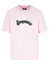 Barrow Ribbed Print T-shirt In Pink