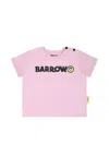 Barrow Logo-print T-shirt In Pink