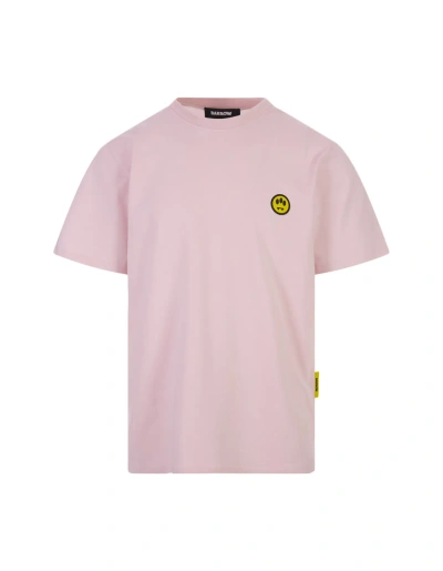 Barrow Pink T-shirt With  Logo In Loto