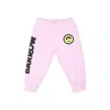 Barrow Pink Trousers For Babykids With Smiley In Pink