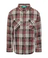 Barrow Check-pattern Graphic-print Shirt In Animal Print