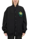 Barrow Embroidered Logo Bomber Jacket In Black
