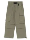 Barrow Poplin Cargo Trousers In Green