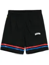 Barrow Poplin Shorts In Black