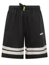 Barrow Shorts Made Of Black Cotton In Black