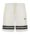 Barrow Shorts Made Of Vanilla Cotton. In White