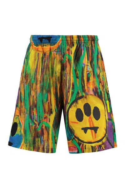 BARROW PRINTED COTTON BERMUDA SHORTS