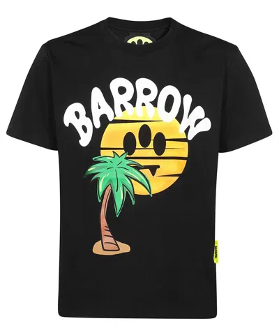 BARROW PRINTED COTTON T-SHIRT