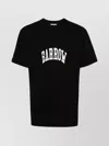 Barrow T-shirt Washed Print Nera In Black