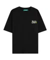 Barrow Printed Oversized T-shirt In Black