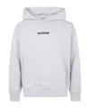 Barrow Printed Hooded Sweatshirt In Gray