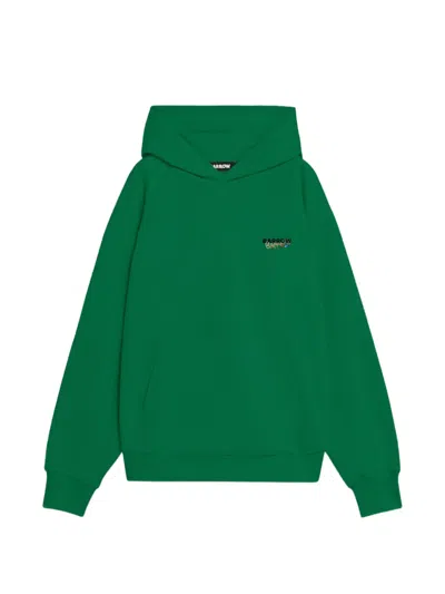 Barrow Printed Hoodie In Green