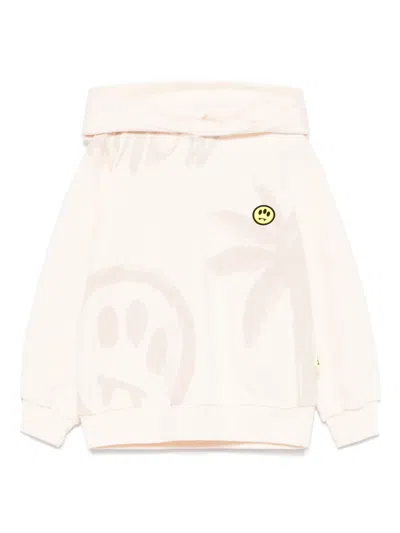 Barrow Kids' Printed Hoodie In Neutrals