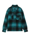 Barrow Padded Flannel Shirt In Blue