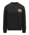 Barrow Printed Sweatshirt In Transparent