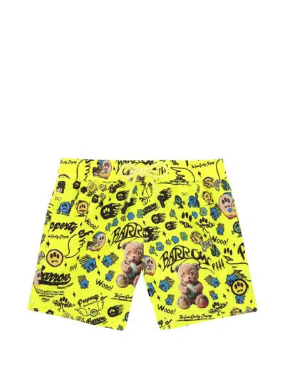 Barrow Kids' Printed Swim Shorts In Multi