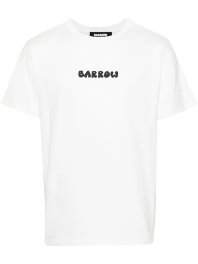 Barrow Printed T-shirt In ホワイト
