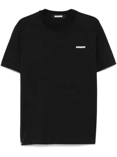 Barrow Printed T-shirt In Black  