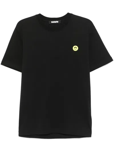 Barrow Printed T-shirt In Black  
