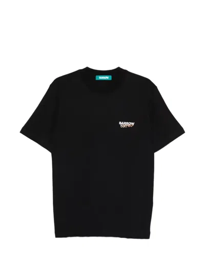 Barrow Printed T-shirt In Black