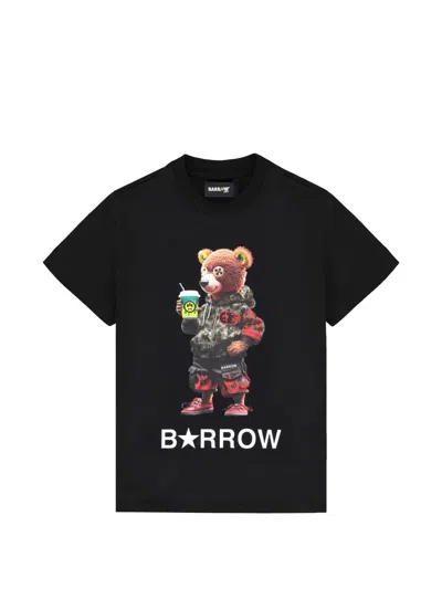 Barrow Kids' Printed T-shirt In Black