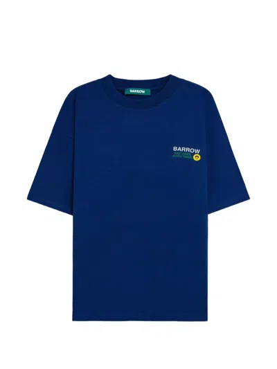 Barrow Crew Neck T-shirt In Blue