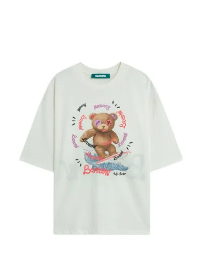 Barrow Printed T-shirt In White