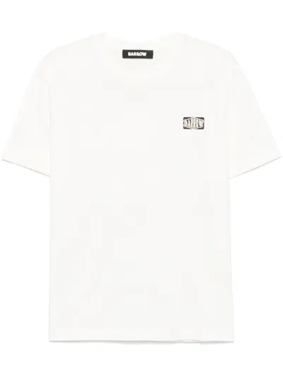 Barrow Printed T-shirt In White