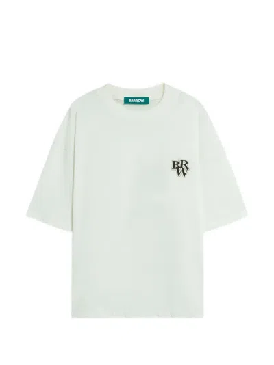 Barrow Printed T-shirt In White