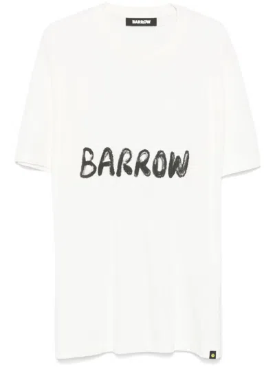 Barrow Printed T-shirt In White