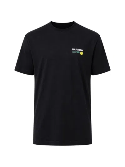 Barrow Printed T-shirt In Black
