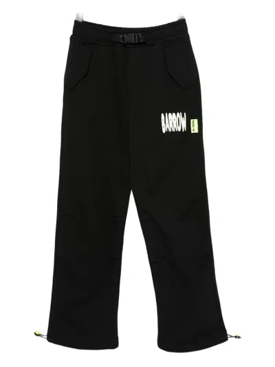 Barrow Kids' Quick-release Buckle-detail Track Pants In Black