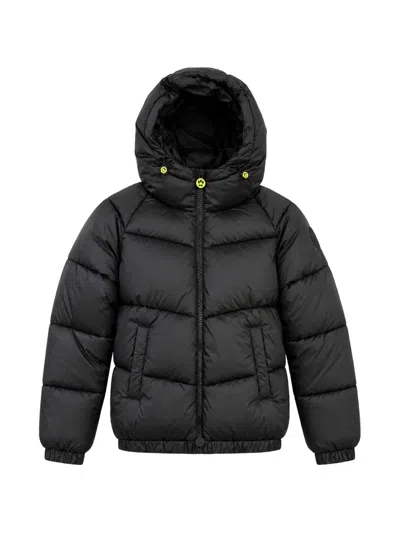 Barrow Quilted Hooded Jacket In Black