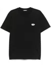 Barrow Raised-logo T-shirt In Black