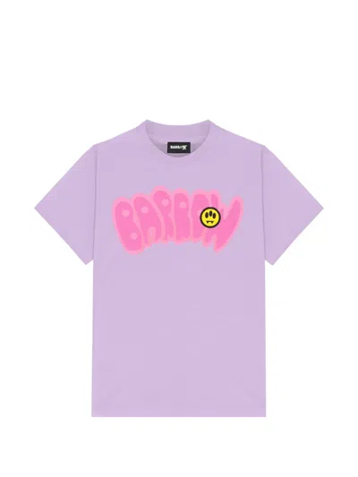 Barrow Kids' Regular Graphic T-shirt In Purple