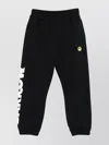 Barrow Elastic Waistband Tracksuit Bottoms With Side Pockets In Black