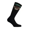 Barrow Black Stretch Cotton Socks In Black