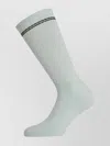 Barrow Ribbed Insert Graphic Motif Socks