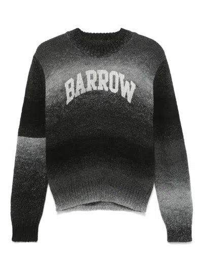 Barrow Kids' Ribbed-knit Jumper In Grey