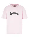 Barrow Ribbed Print T-shirt In Pink