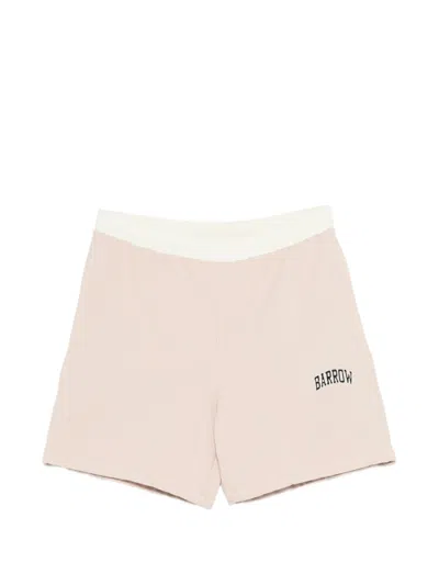 Barrow Ribbed Shorts In Pink