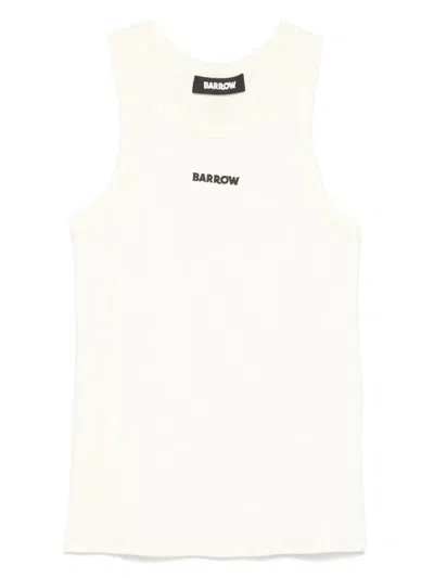 Barrow Ribbed Tank Top In Neutrals