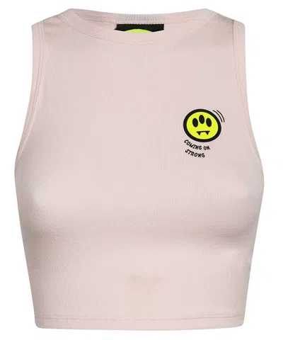 Barrow Ribbed Tank Top In Pink
