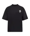Barrow Crew Neck Graphic Print T-shirt In Black