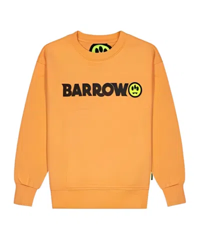 Barrow Round-neck Sweater In Orange